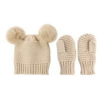 Steins kapa poklopca zima topala šešica djeca dvodijelna djevojka sjede rukavice i dječake sa rukavicama