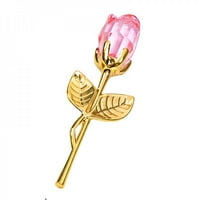 Sonbest Srebrni štap ružičasti cvijet kristal Rose evropski kreativni vjenčanje Valentinovo Dan Majčin