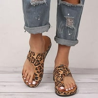 Zanvin ženske sandale čišćenje Žene Dressy Comfy platforme casual cipele Ljetna plaža Putni paperni flip flops, kafa, 37