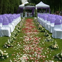 Walbest lažno cvijeće Romantična šarena tkanina umjetna latica cvijeta za vjenčanje