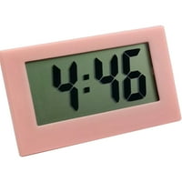 Fogcroll Digital Clock 12h Sistem Precizni MUTE LCD Veliki ekran MINI AUTOMOBILNI SAT SATSKI SAT ZA