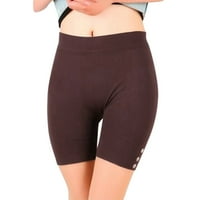 Sehao Women Basic klizanje biciklske kratke hlače Kompresijska vježba novine Yoga kratke hlače Capris,