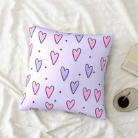 Dekorativni jastuk, Spark Love Heart Square Sofa Dekorativni pleteni jastuk, 22 x22
