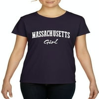 - Ženska majica kratki rukav - Massachusetts Girl