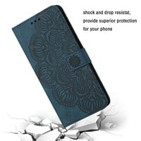 Luxury Flip Wallet Card Case kompatibilan je za Samsung Galaxy S Plus Mandala reljefne folio PU kože