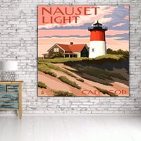 Cape Cod, Massachusetts, Nauset Svjetlo i zalazak sunca