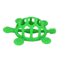 Toeth igračka, prijenosni smanjuju nelagodu jednostavno za hvatanje hrane silikonske kopče zupčana narukvica za spavanje tamnozelene boje, svijetlo zelene boje