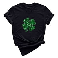 Thirts za žene Ženke St Patricks Dan tiskani kratki rukav Of Majica