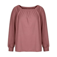 Nove T majice Žene Ležerne prilike ljeto tiskovina modna košulja u boji, labava bluza Crewneck dugih