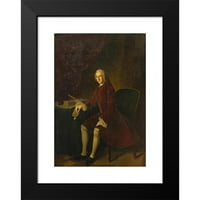 William Bright Morris Crni moderni uokvireni muzej umjetničko otisak pod nazivom - Portret Williama Pitt, 1. Earl Chathama
