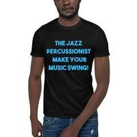 Plavi jazz percusionist - napravite ljuljačku muziku