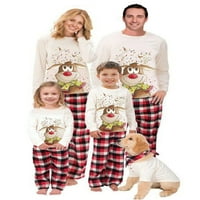 Wybzd Božićne pidžame za obiteljski božićni PJS za porodične utakmice Porodični božićni pidžami Xmas