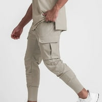 Cleance ispod $ OTVORA, AXXD Sportske hlače za vodootporne hlače Fitness tajice Duksevi Men Hlače Casual Khaki 10