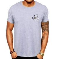 Muška majica Ležerne tipke Donje majice Novi ljetni crtani uzorci za bicikle ispisana gornja bluza TOP