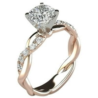 Muksika prstenovi za žene, izvrsne cirkonski dijamantni prsten, ženski angažman vjenčani prstenovi, poklopac nakita poklon za žene