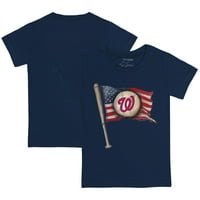 Mladića Tiny Turpap mornarica Washington Državljani Baseball Flag majica