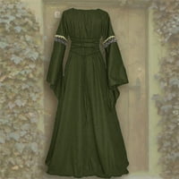 Dressess za žene renesansne haljine za žene Halloween haljine srednjovjekovne irske preko haljine seljačka