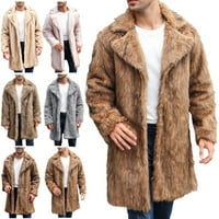 Zimski kaputi za muškarce s modnim s toplim jaknom debelog kaputa površinski sakupljač za znanje Kardiganski