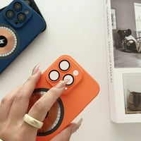 Magnetska futrola za iPhone Pro kompatibilan sa magsafe bežičnom punjenjem, svečano zaštita sočiva rasipanje