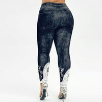 Wendunide Duksevi za žene tiskane joge fitness gamaše koje rade teretane STRETTERS sportske hlače pantalone
