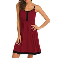 Majčinska haljina okrugla modna haljina remena crvena crna haljina za laktaciju Ljetna kratka haljina