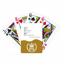Šta je život citat Art Deco Fashion Royal Flush Poker igračka karta