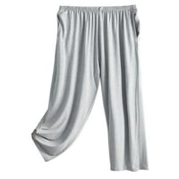 Beiwei Dame Lounge Elastične hlače sa strukom obične rastezljetne pantalone široke noge Palazzo hlače
