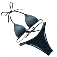 Ženski bikini patchwork set kupaći kostimu Dvije punjene grudnjake kupaće odjeće
