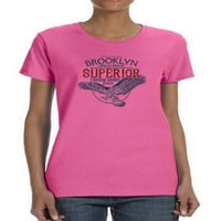 Brooklyn Denim logotip majica - MIMage by Shutterstock, ženska srednja