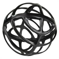 Crna metalna geometrijska sfera