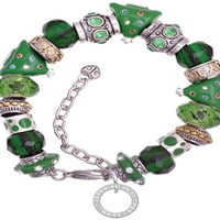 SilverTorne Jeremiah 29: Vječnost prstena zelena narukvica od božićne perle