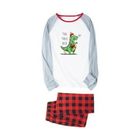 bvgfsahne božićne pidžame koje odgovaraju Božić za obiteljske pidžame setovi bijeli za odrasle za djecu za odmor Xmas Sleep Women za žene