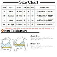 Vivianyo HD Women Bras Clearence Plus size Ženska puna boja Udobna izdubljena perspektivna grudnjaka