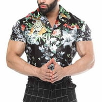 Ljetni vrući proizvodi Muška košulja Štampanje košulje s kratkim rukavima Klasične muške majice Ogrlice