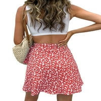 Avamo dame Ljeto Ležerne prilike Cvjetne suknje za čipke Bohemian mini suknje Boho Beach suknje