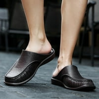 Homodles Muške papuče kuće obuća - na prodaju Comfort Dressy anti-klizanje smeđe veličine 9