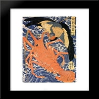Jastog uokvirenog umjetničkog tiska Utagawa Kuniyoshi