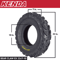 Kenda Bear Claw E K 22x7- F 22x11- R ATV Ply gume Bearclaw