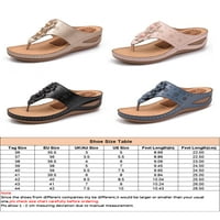 Wevens Wedge Sandales Platform Casual Flip Flops Thengs Udobne ljetne plažne cipele