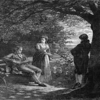 Goethe: Werther. N'das Leiden des Jungen Werthers, 'od Johanna von Goethe. Graviranje drveta, njemački,