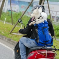 Vanjski putnički prozračni nosač za kućne ljubimce za velike pse Zlatni retriver Bulldog ruksak Podesivi