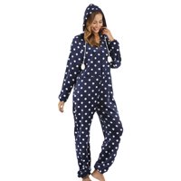 Mrat Jednodijelni pidžami ženske pidžame Set Ispis Dame Winter Slim Fit Plush Jednodijelni komforični pidžami za dame Top i kratke hlače