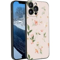 Floral-telefonska futrola, deginirana za iPhone Pro Case Muške žene, fleksibilna silikonska udarna futrola