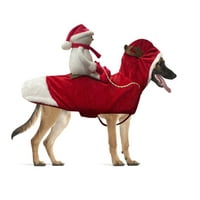 Kućinski kaput od štenaca za kućne ljubimce sa Santa Claus Doll Creative Festival Izdržljivi poklon