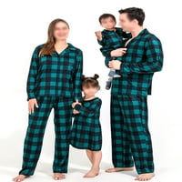 LUMENTO Žene Muška djeca Mekani božićni podudaranje Porodični pidžami Set Xmas PJS PAID PJ setovi na