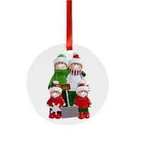 DTIDTPE Božićne ukrase, kućni dekor personalizirani ukrasi za kućne ukrase Božićno uređenje odmora