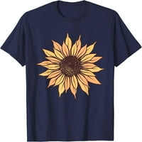 Suncokretove košulje za žene Slatka cvjetna grafička casual ljetna majica