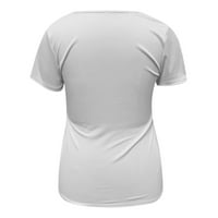 Ženske vrhove Žene Ljetna košulja Žene Modni patentni zatvarač - izrez Eib pletene Slim Fit T Majica