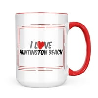 Neonblond I Love Huntington Poklon na plaži za ljubitelje čaja za kavu