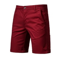 Košarkaške hlače za muškarce Lagane hlače Sportske kratke džepne hlače Activewear Teretane hlače Fitness Hratke Comfy Hratke Casual Hlače Plaže Hlače Torba za hlače Crveno 30